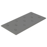 Vidaxl Wandpannels 12 St.16 m² 603 cm kënschtlech Lieder Grey