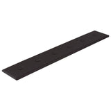 Pannelli a parete Vidaxl 12 ST 1,62 m² 90x15 cm in pelle artificiale nera