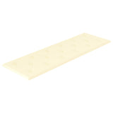 Pannelli a parete Vidaxl 12 ST 3,24 m² 90x30 cm Crema in pelle artificiale, colorato