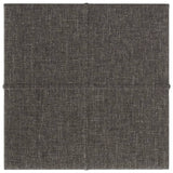 Panneaux muraux vidaxl 12 st 1,08 m² 30x30 cm tissu gris foncé