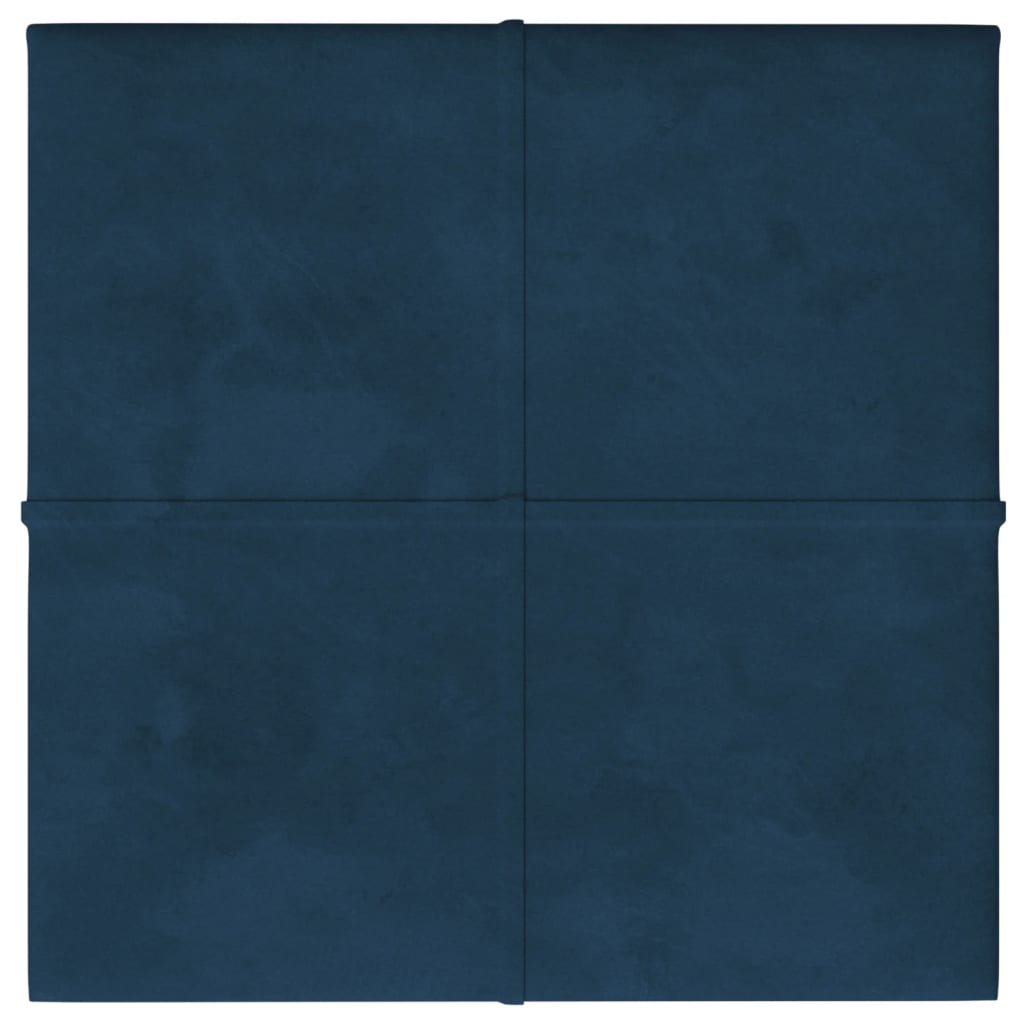 Panele ścienne vidaxl 12 St 1,08 m² 30x30 cm Velvet Blue