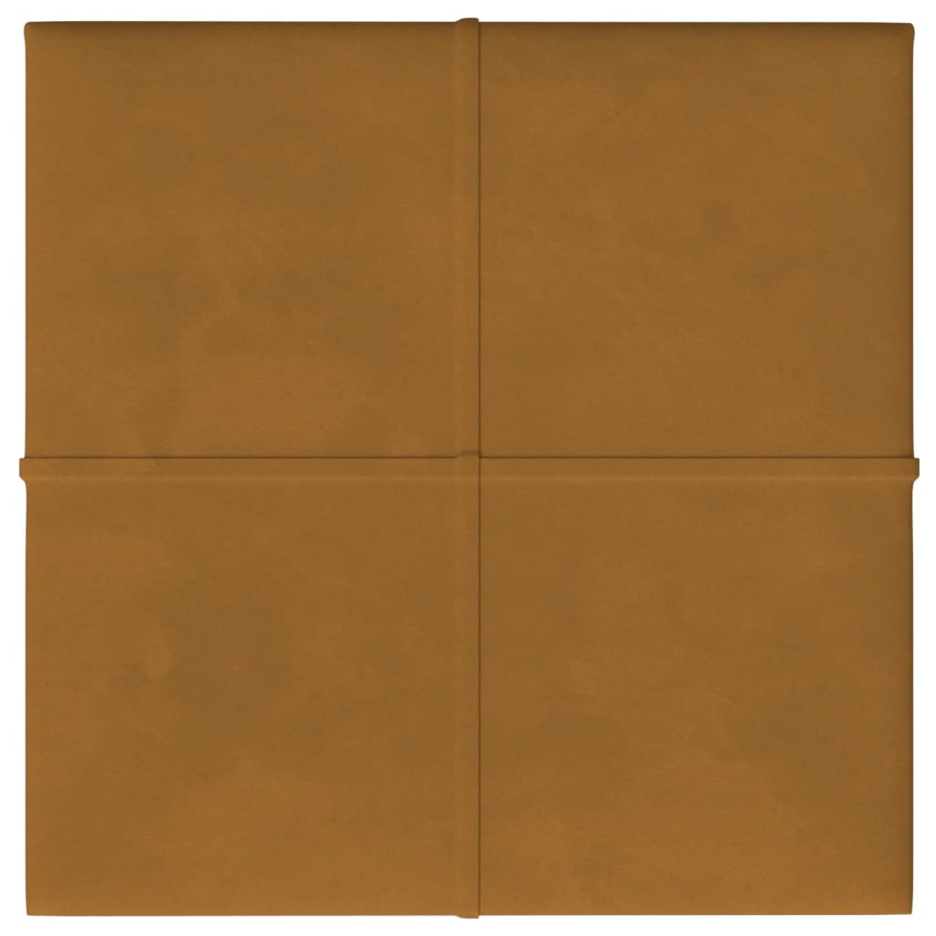 Vidaxl Wall panels 12 st 1.08 m² 30x30 cm velvet brown