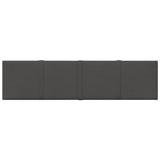 Vidaxl wandpanelen 12 st 1,08 m² 60x15 cm stof donkergrijs