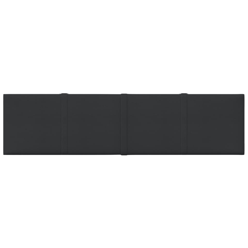 Panele ścienne vidaxl 12 St 1,08 m² 60x15 cm Black