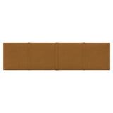 Nástěnné panely Vidaxl 12 St 1,08 m² 60x15 cm Velvet Brown