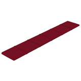 Vidaxl vægpaneler 12 St 1,62 m² 90x15 cm Velvet Wine Red