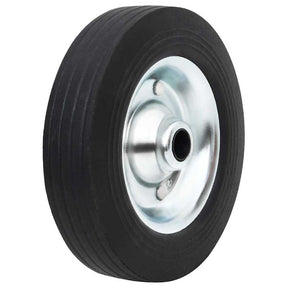 Vidaxl wiel voor stuurwiel ø20x5 cm massief rubber en staal