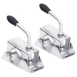 Vidaxl neuswielklemmen 2 st 13,5x6,5x14 cm gegalvaniseerd staal