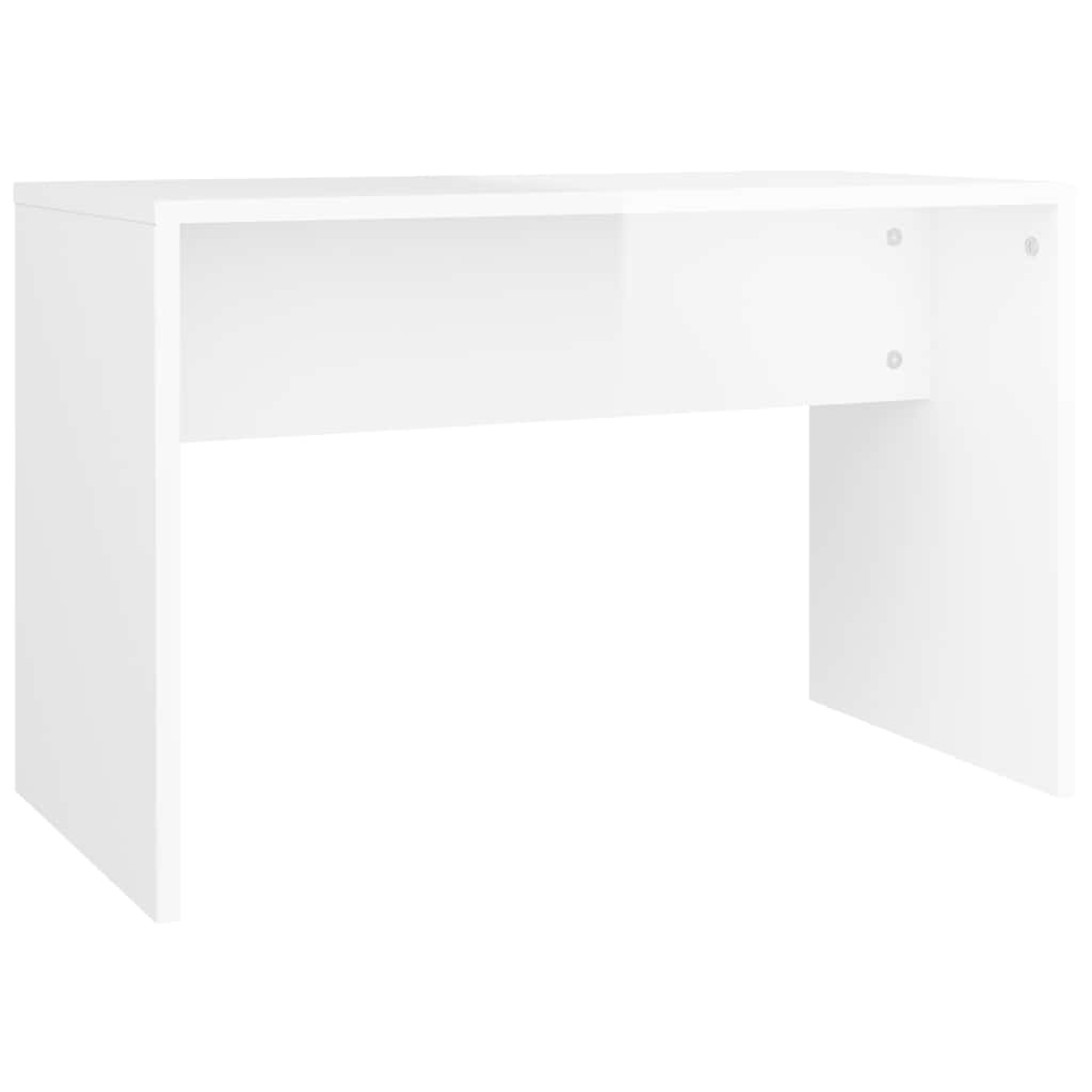 Vidaxl kaptafelkruk 70x35x45 cm bewerkt hout hoogglans wit