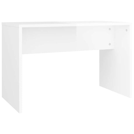Vidaxl kaptafelkruk 70x35x45 cm bewerkt hout hoogglans wit