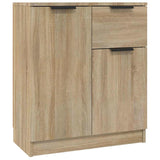 Vidaxl dressoir 60x30x70 cm bewerkt hout sonoma eikenkleurig