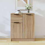 Vidaxl dressoir 60x30x70 cm bewerkt hout sonoma eikenkleurig