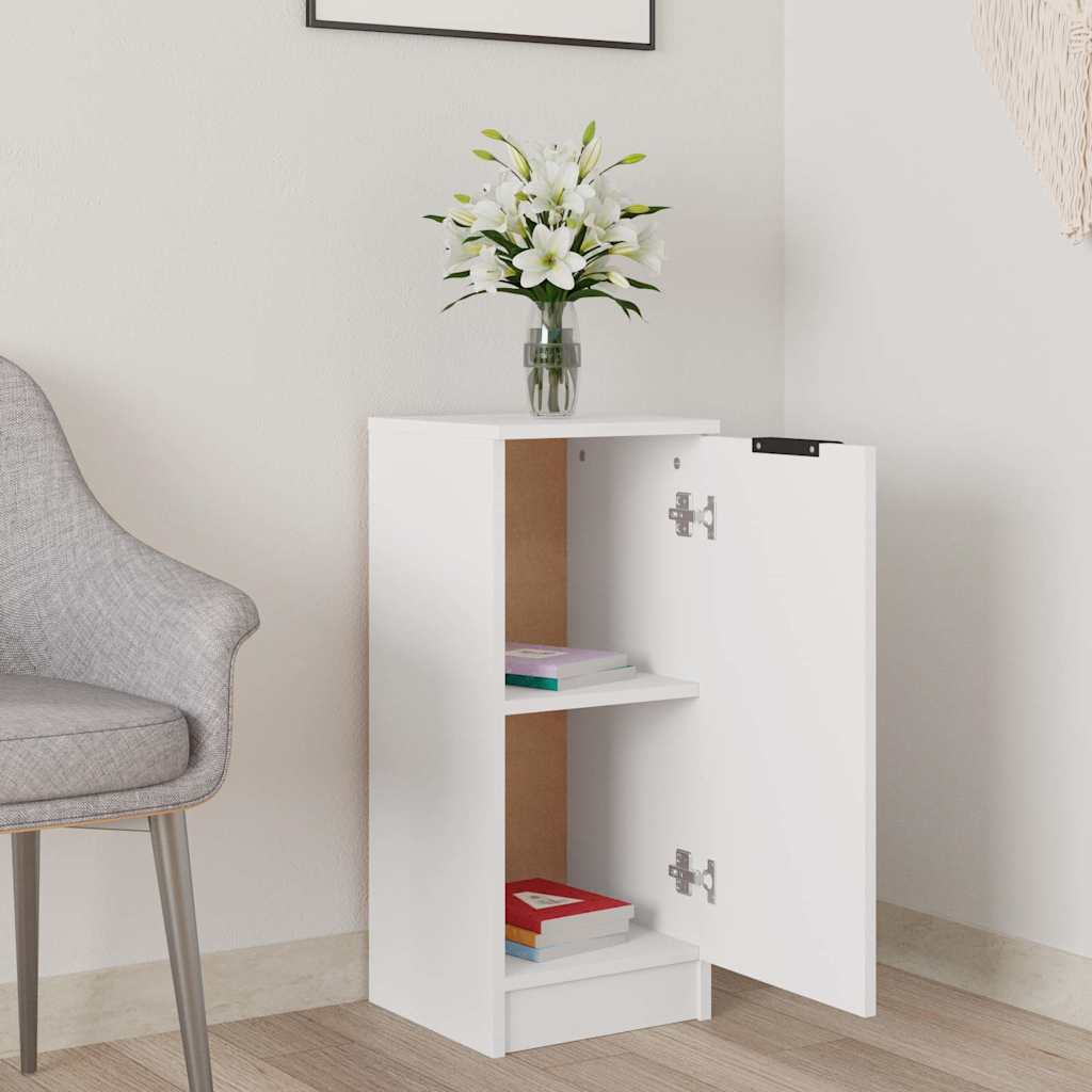 Vidaxl dressoir 30x30x70 cm bewerkt hout wit