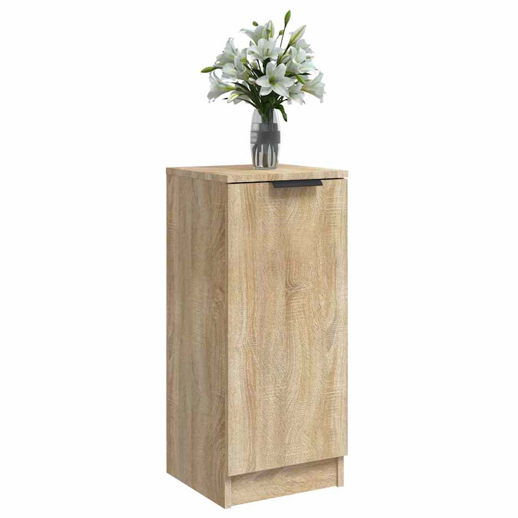 Vidaxl dressoir 30x30x70 cm bewerkt hout sonoma eikenkleurig