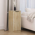 Vidaxl dressoir 30x30x70 cm bewerkt hout sonoma eikenkleurig