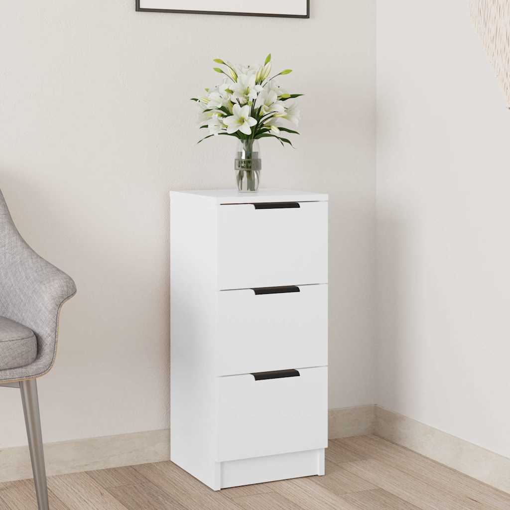 Vidaxl dressoir 30x30x70 cm bewerkt hout wit