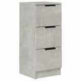 Vidaxl dressoir 30x30x70 cm bewerkt hout betongrijs