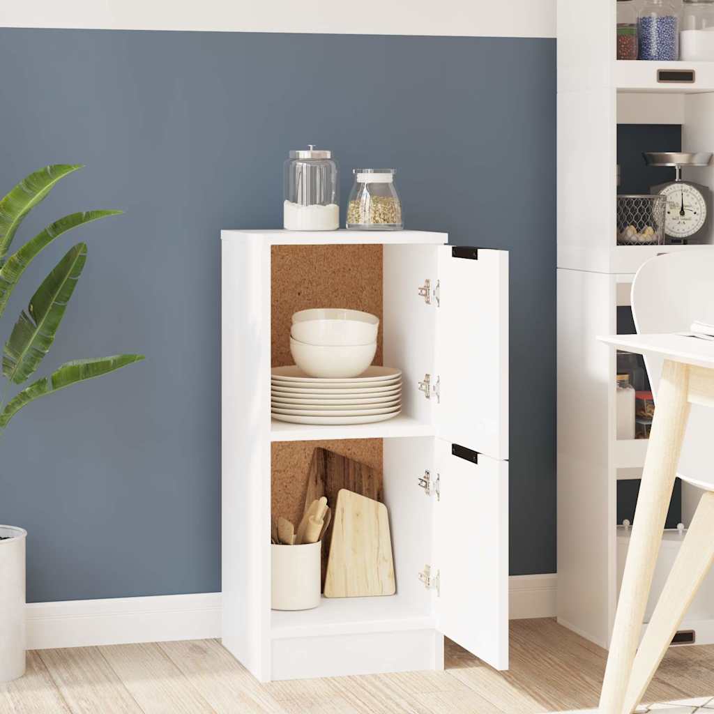 Vidaxl dressoir 30x30x70 cm bewerkt hout wit