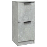 Vidaxl dressoir 30x30x70 cm bewerkt hout betongrijs