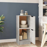 Vidaxl dressoir 30x30x70 cm bewerkt hout betongrijs