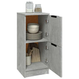 Vidaxl dressoir 30x30x70 cm bewerkt hout betongrijs
