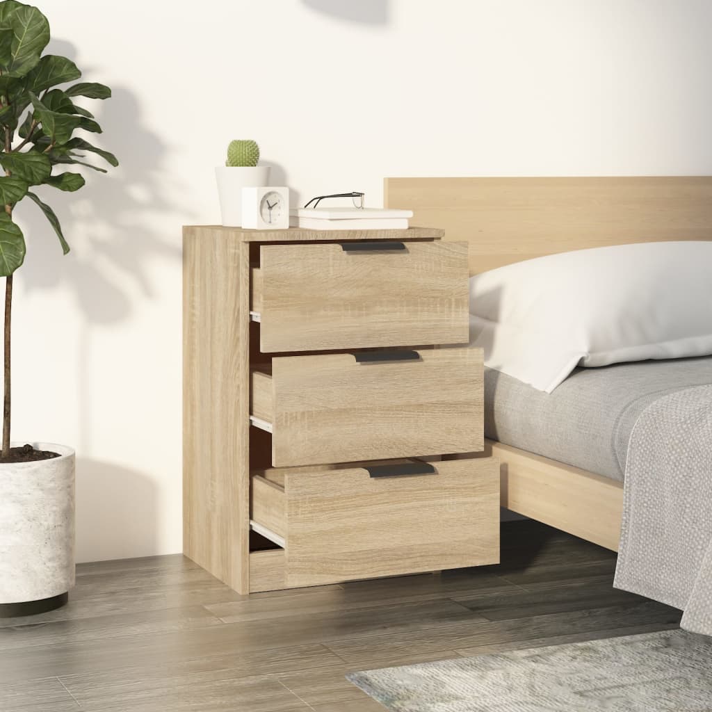 Vidaxl nachtkastje 40x36x65 cm sonoma eikenkleurig