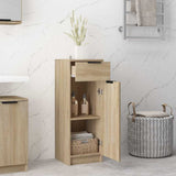 Vidaxl badkamerkast 32x33,5x90 cm bewerkt hout sonoma eikenkleurig