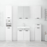 Vidaxl badkamerkast met spiegel 64x20x67 cm wit