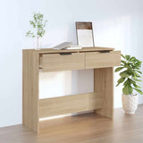 Vidaxl wandtafel 90x36x75 cm bewerkt hout sonoma eikenkleurig