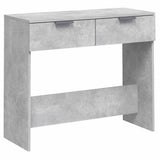 Vidaxl wandtafel 90x36x75 cm bewerkt hout betongrijs
