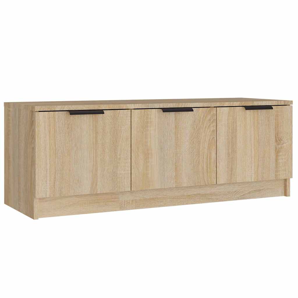 Vidaxl tv-meubel 102x35x36,5 cm bewerkt hout sonoma eikenkleurig