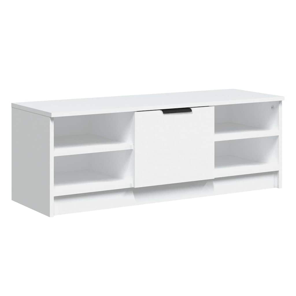 Vidaxl tv-meubel 102x35,5x36,5 cm bewerkt hout wit