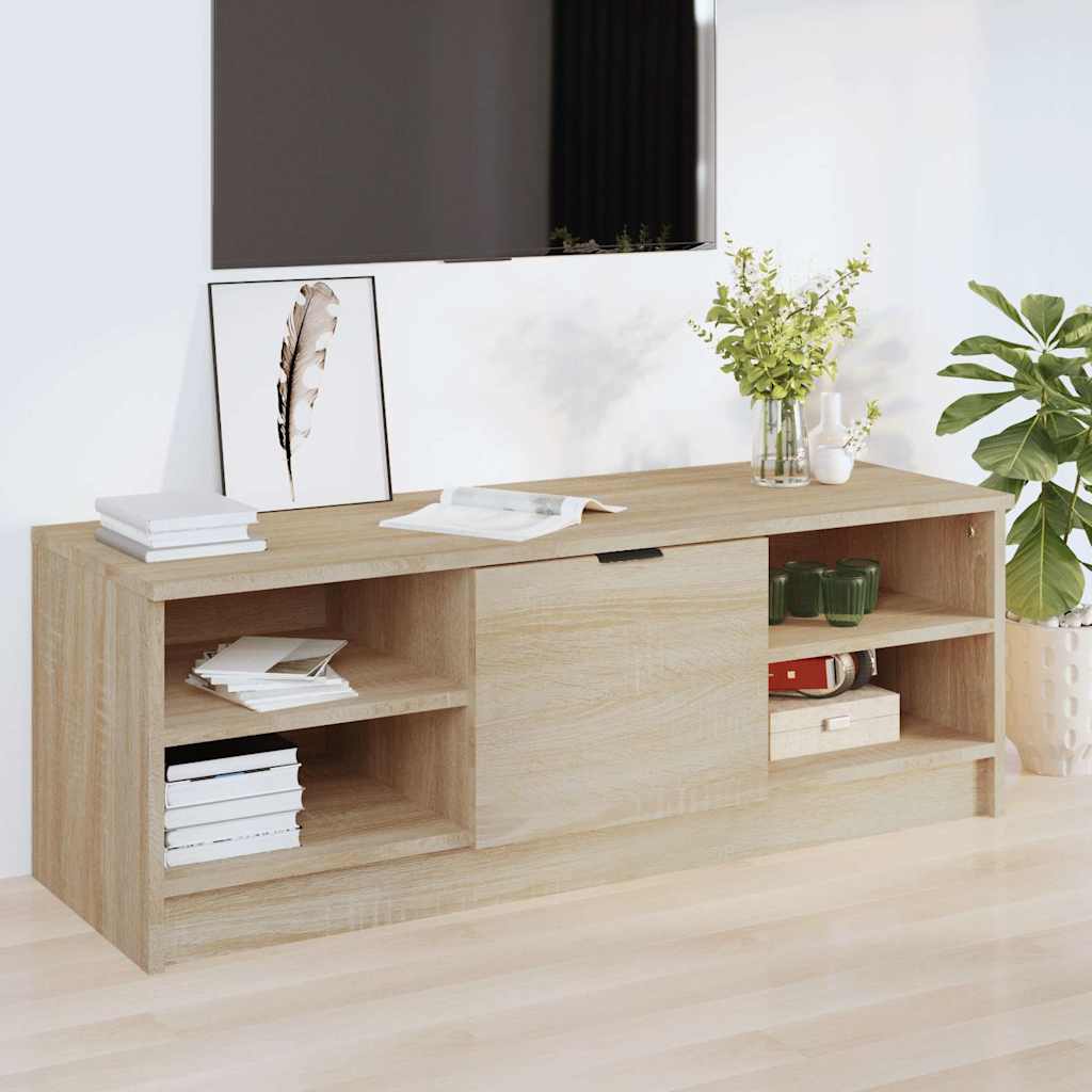 Vidaxl tv-meubel 102x35,5x36,5 cm bewerkt hout sonoma eikenkleurig