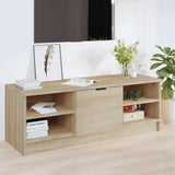 Vidaxl tv-meubel 102x35,5x36,5 cm bewerkt hout sonoma eikenkleurig
