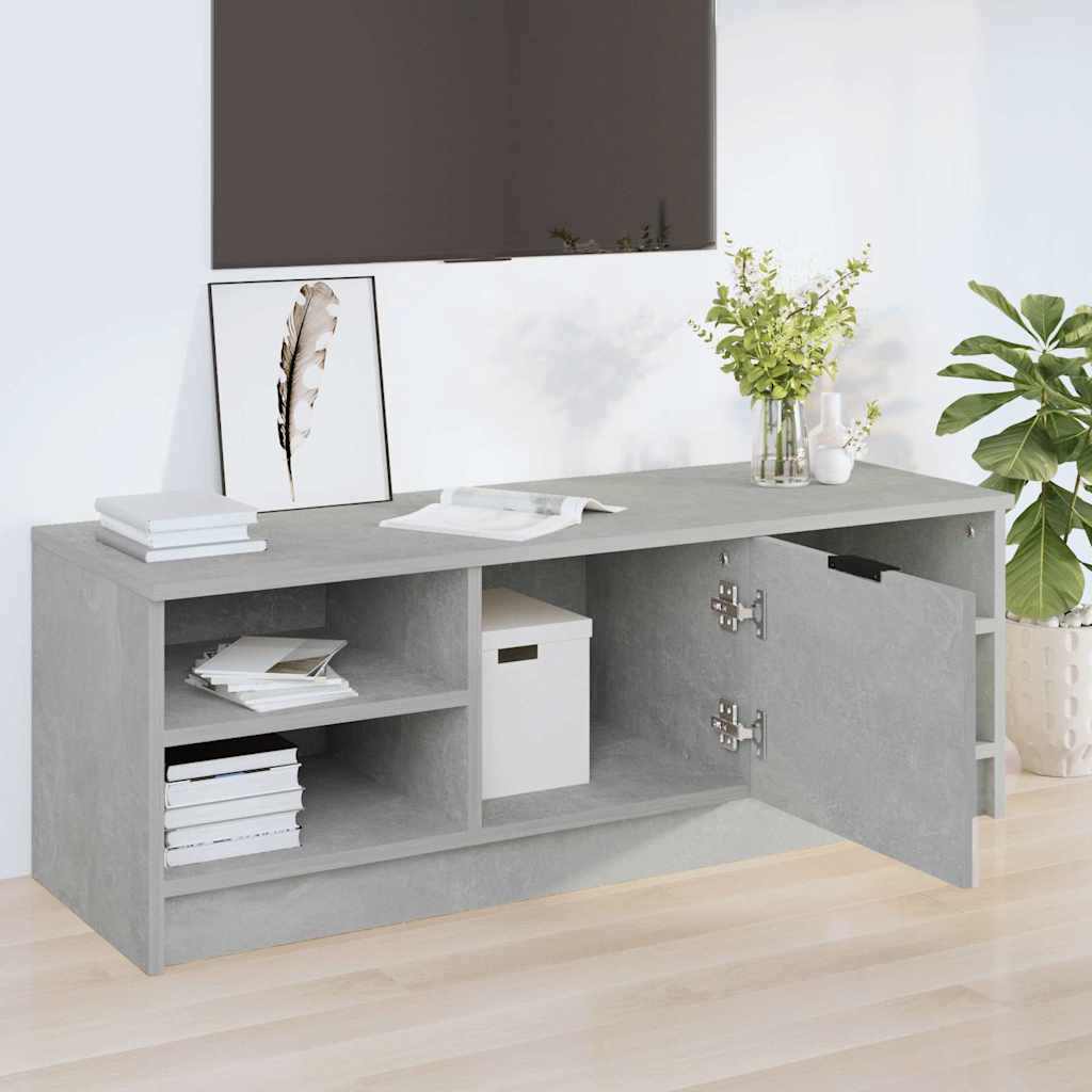 Vidaxl tv-meubel 102x35,5x36,5 cm bewerkt hout betongrijs