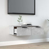 Vidaxl wandkast 68x30x20 cm bewerkt hout betongrijs
