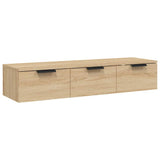 Vidaxl wandkast 102x30x20 cm bewerkt hout sonoma eikenkleurig