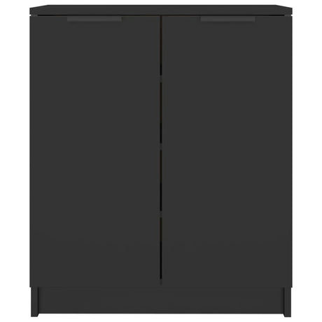 Vidaxl schoenenkast 59x35x70 cm bewerkt hout zwart