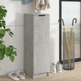 Vidaxl schoenenkast 30x35x100 cm bewerkt hout betongrijs