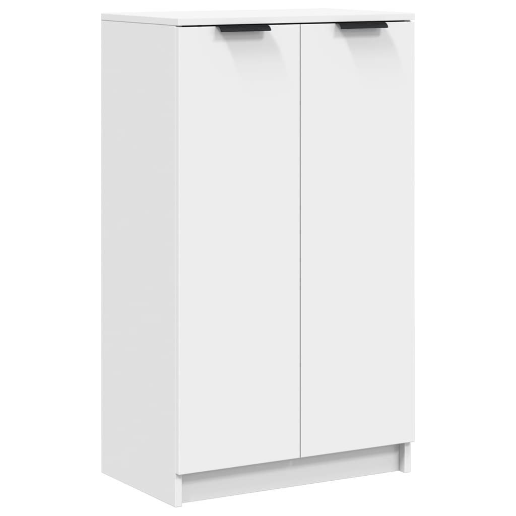 Vidaxl Shoe Cabinet 59x35x100 cm forarbejdet træhvide