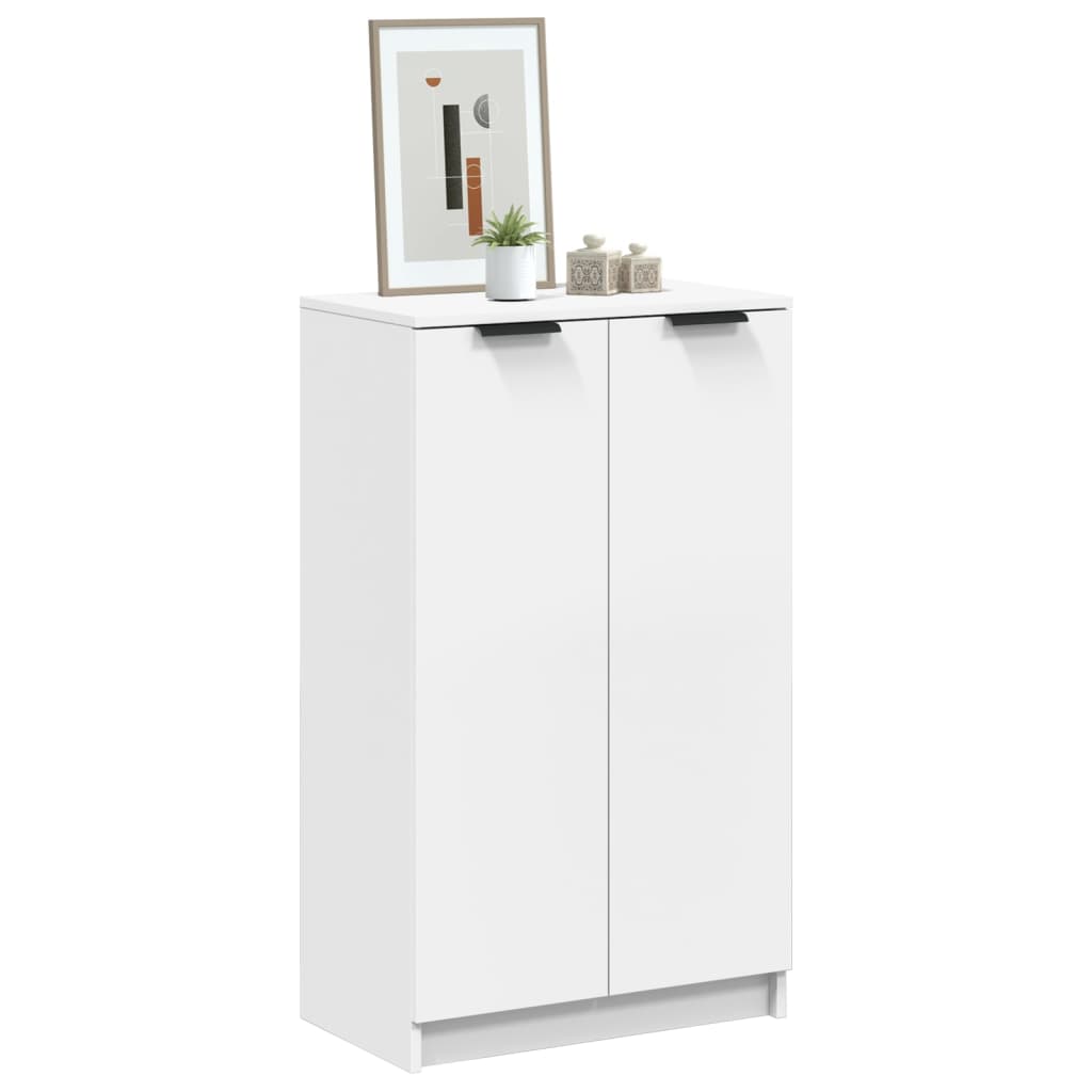 VidaXL Shoe cabinet 59x35x100 cm Processed Wood White