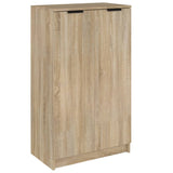 Vidaxl Cabinet da scarpe 59x35x100 cm Colore di quercia in legno elaborato