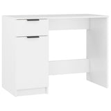 Vidaxl bureau 100x50x75 cm bewerkt hout wit