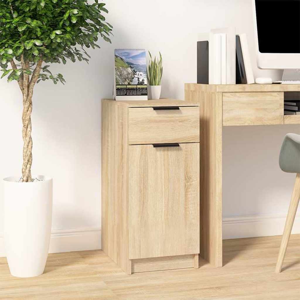 Vidaxl bureaukast 33,5x50x75 cm bewerkt hout sonoma eikenkleurig