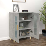 Vidaxl dressoir 69,5x34x90 cm bewerkt hout betongrijs