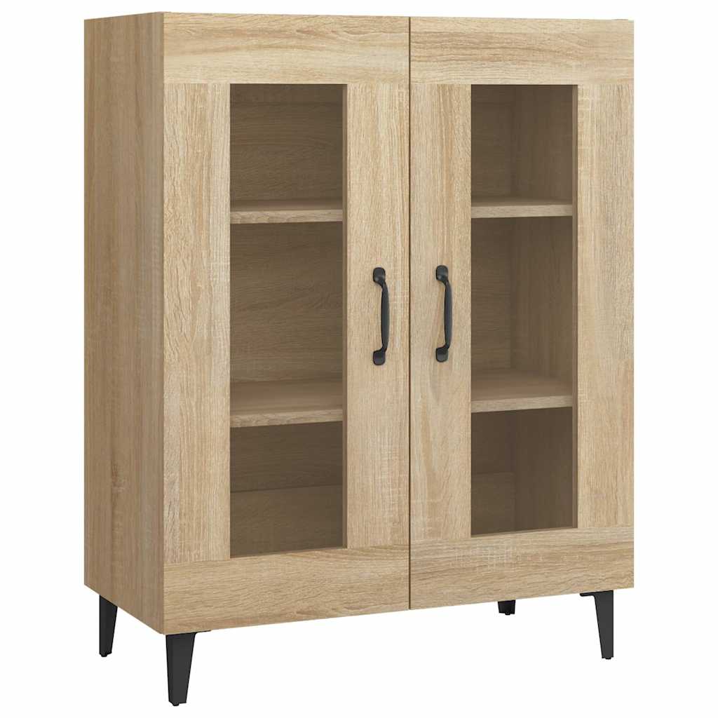 Vidaxl dressoir 69,5x34x90 cm bewerkt hout sonoma eikenkleurig