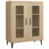 Vidaxl dressoir 69,5x34x90 cm bewerkt hout sonoma eikenkleurig