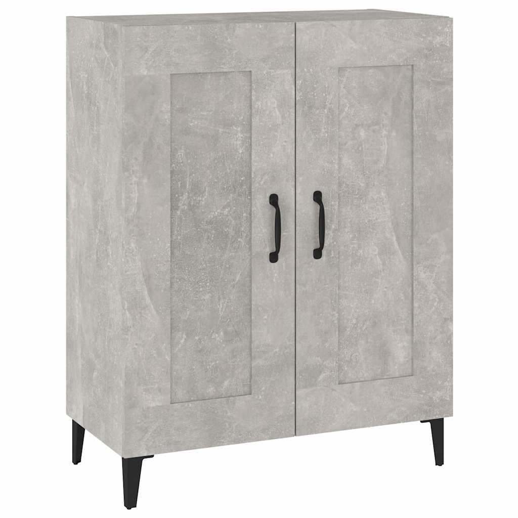 Vidaxl dressoir 69,5x34x90 cm bewerkt hout betongrijs