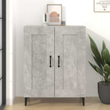 Vidaxl dressoir 69,5x34x90 cm bewerkt hout betongrijs