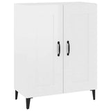 Vidaxl dressoir 69,5x34x90 cm bewerkt hout hoogglans wit